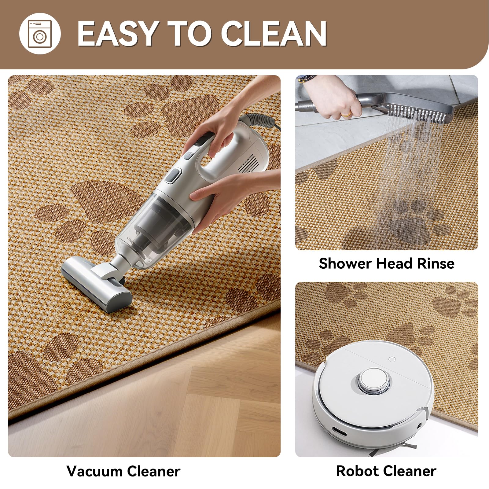 YDKGL 17x59 long runner creates seamless floor protection across wide spaces.