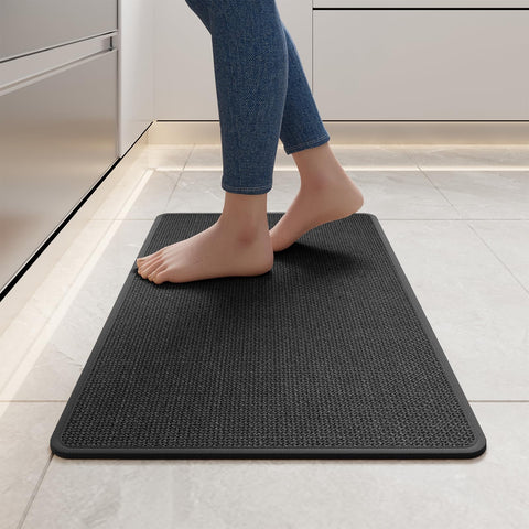 YDKGL kitchen mat with absorbent backing for secure placement on smooth floors.
