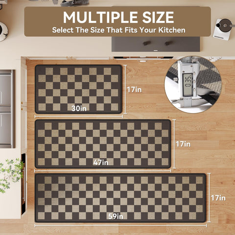 YDKGL kitchen mat absorbent-quick-dry soaks spills and drips fast.