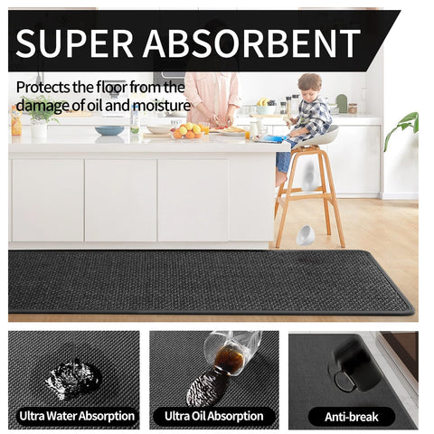 YDKGL durable kitchen mat designed for long-term use with a dense weave.