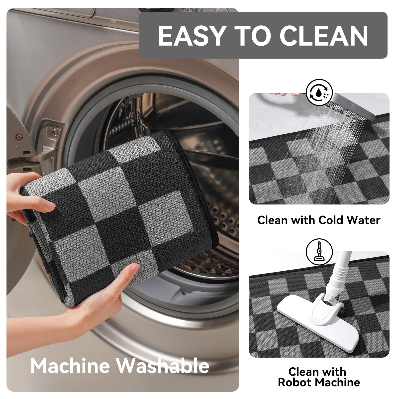 Durable edges help the mat retain shape over time.