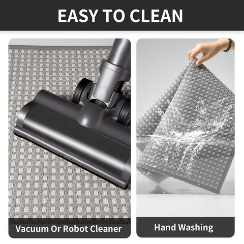YDKGL washable kitchen rug maintains shape after washing