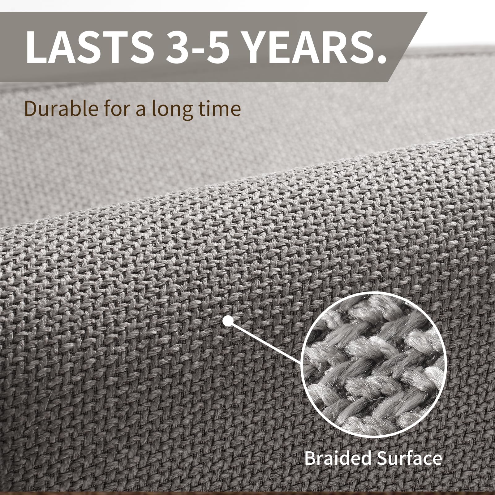 YDKGL secure rubber back keeps the mat in place on smooth floors.