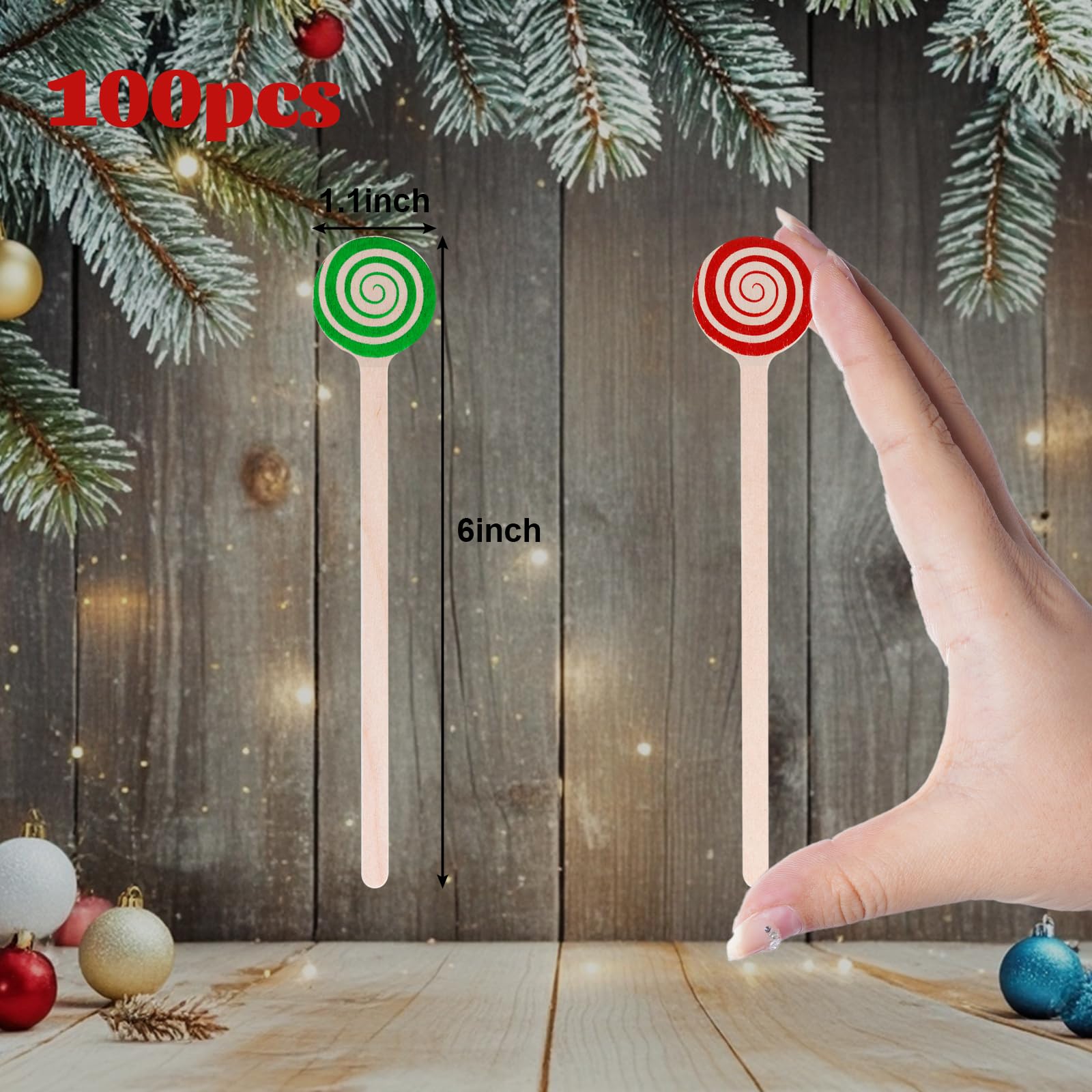yeabwps round-end wooden stirrers with easy grip for smooth stirring