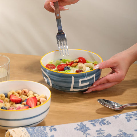 Multi-functional Yeacccng bowls ideal for brunch, dinners, and parties.