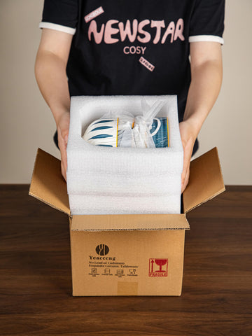 Secure packaging keeps Yeacccng bowls protected during transit.