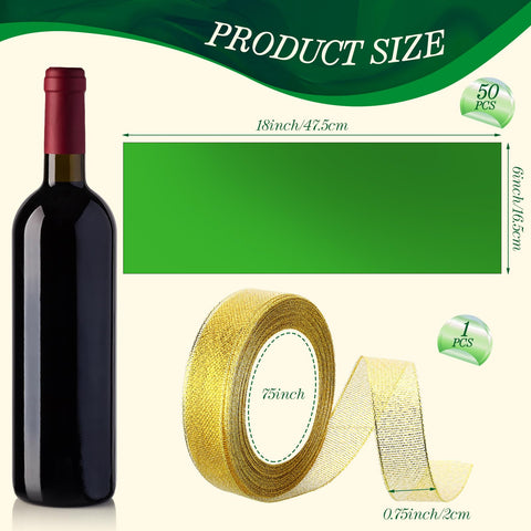 Yeaqee green wine bag side view fits most bottles