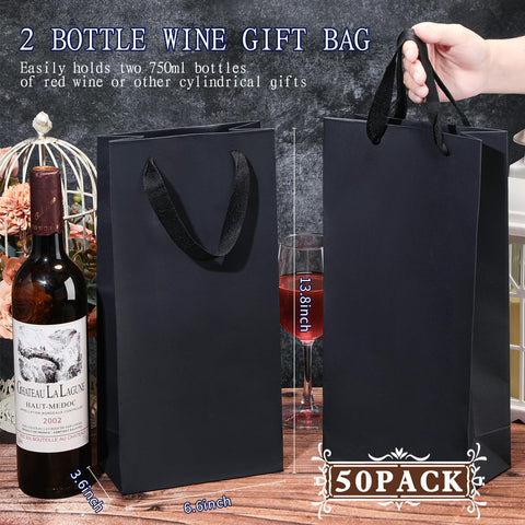 Yeaqee wine bag with reinforced bottom keeps bottles secure.