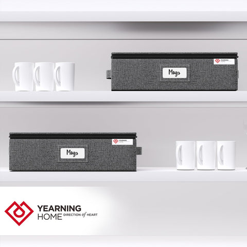 YearningHome two-pack holds 12 cups per box for organized transport.