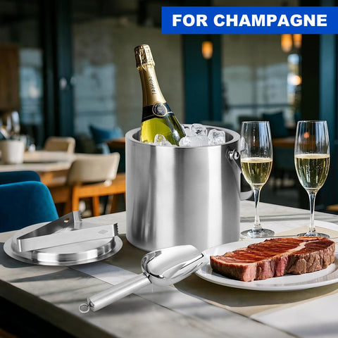 Yeatruojeet ice bucket with 3-liter capacity for multiple drinks