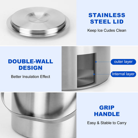 Yeatruojeet inner layer made of 304 stainless steel for durable cooling