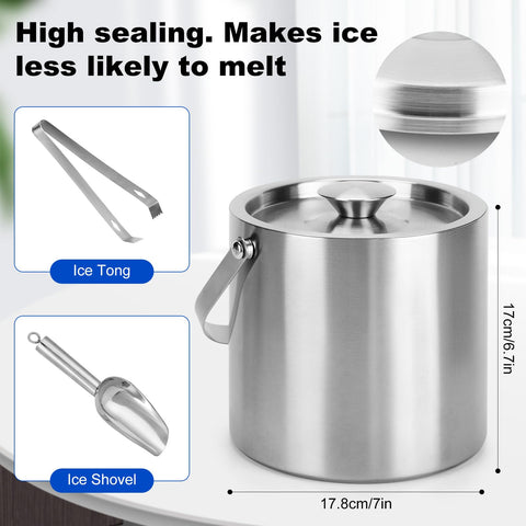 Yeatruojeet ice bucket scoop for fast, sanitary ice transfers