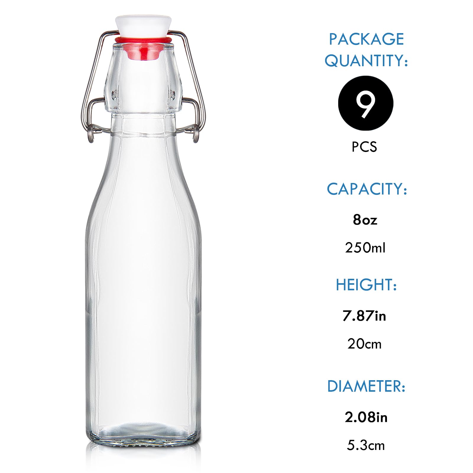 YEBODA bottle featuring airtight rubber gasket for leakproof storage