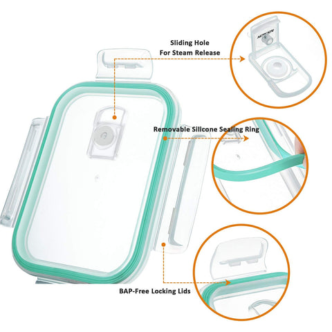 YEBODA borosilicate glass body resists temperature changes for versatile use