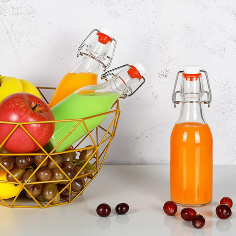 Dishwasher-safe glass bottles for easy cleaning and reuse