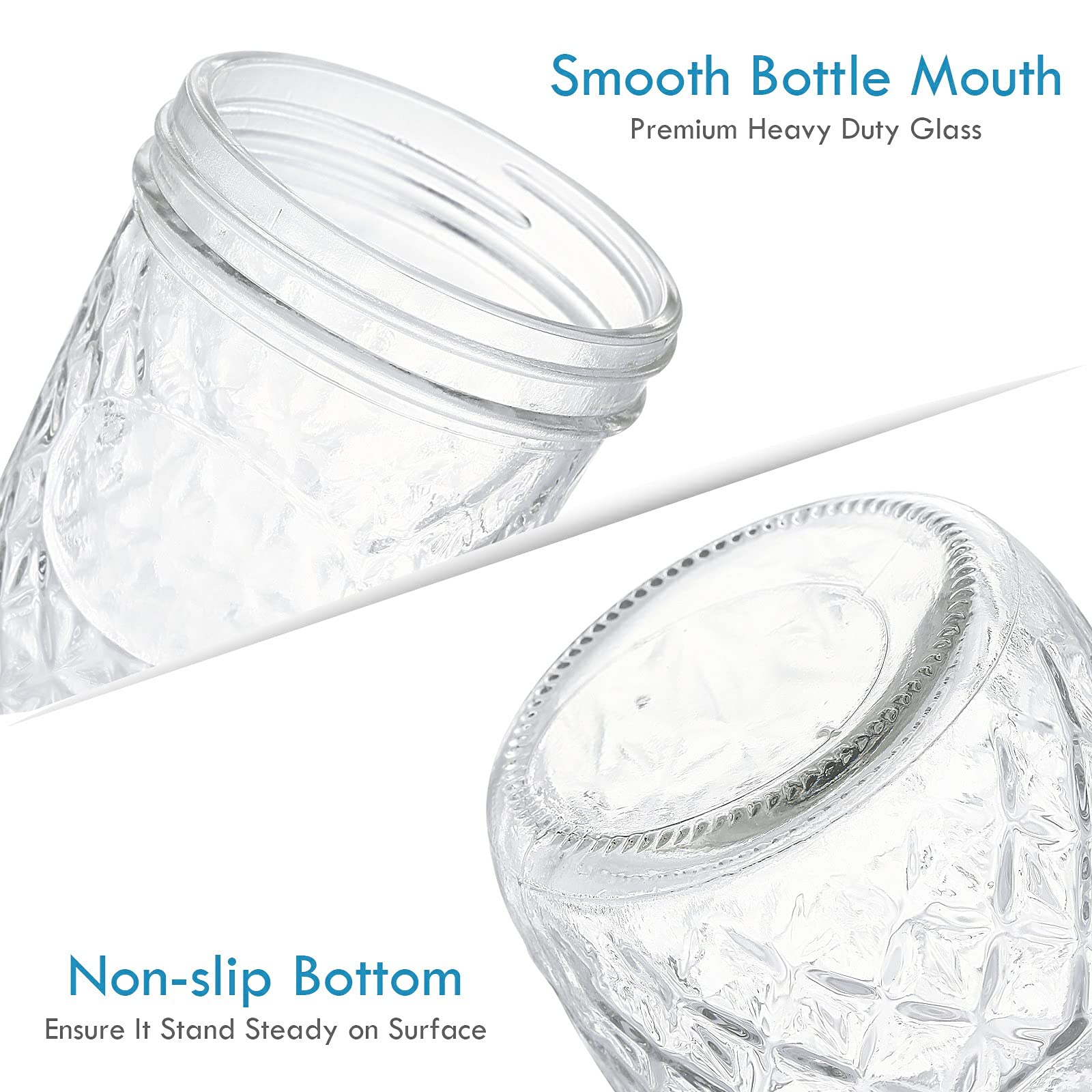 YEBODA dishwasher-safe glass simplifies cleaning after canning or crafts