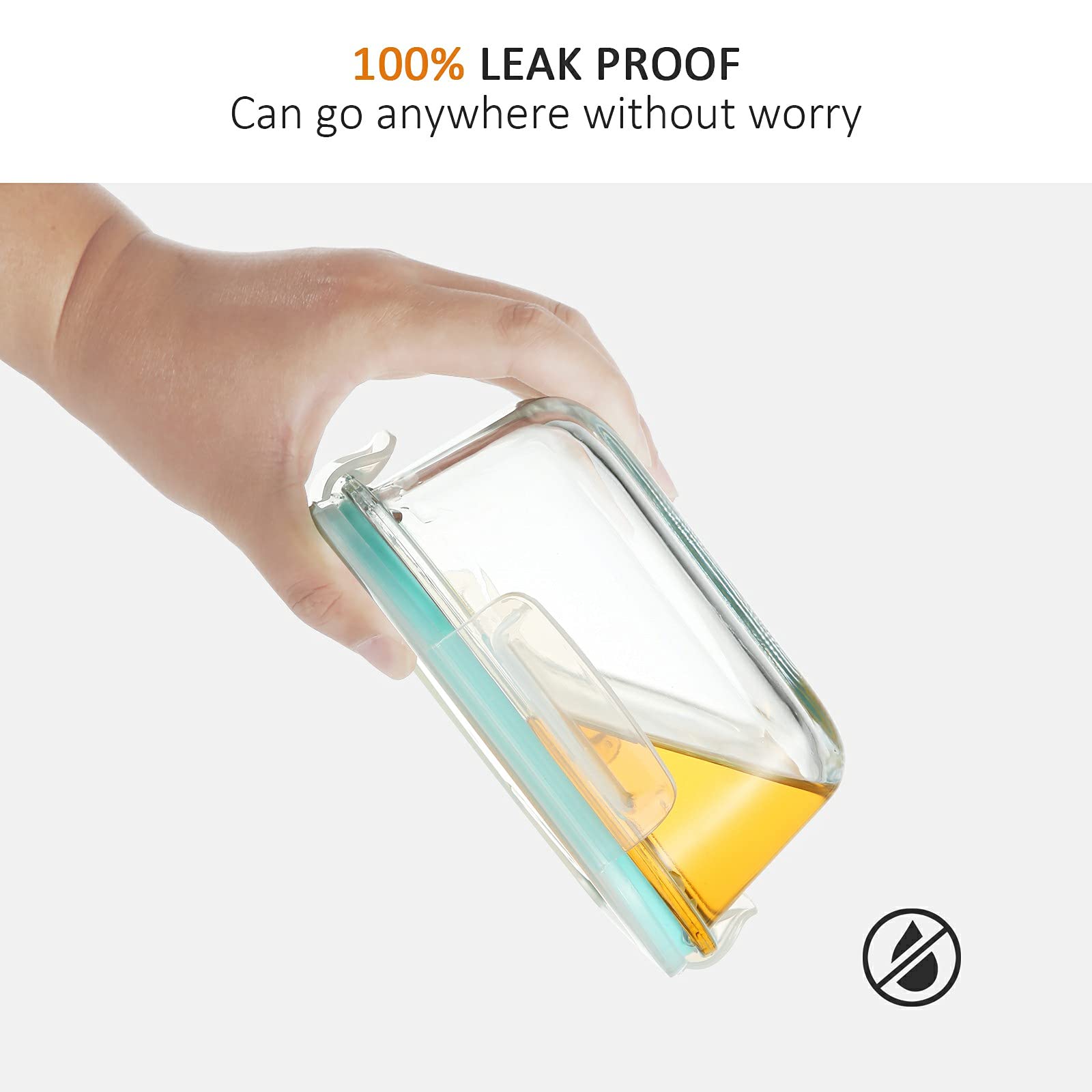 YEBODA freezer-safe glass storage preserves portions for later