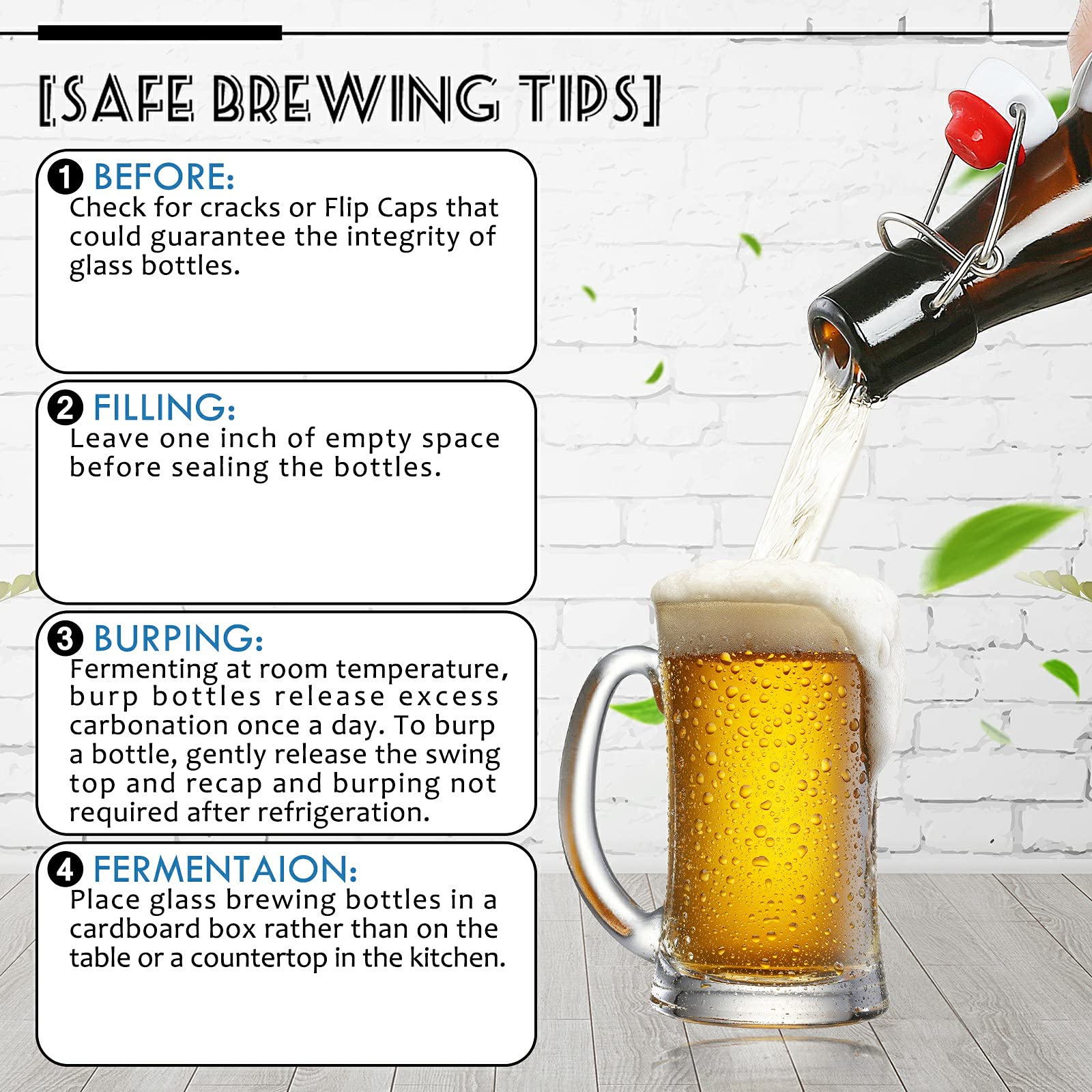 YEBODA home brewing setup with bottles ready for fermentation