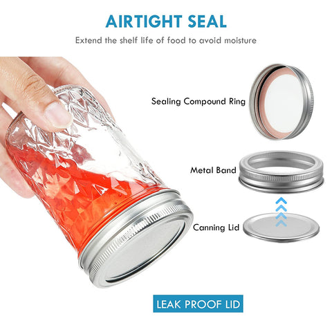 YEBODA jars ideal for homemade jams, honey, sauces, and snacks