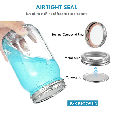 YEBODA jar filled with jam 32oz, clear glass shows contents clearly.