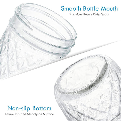 YEBODA 12-pack option keeps spices, honey, and snacks neatly stored.