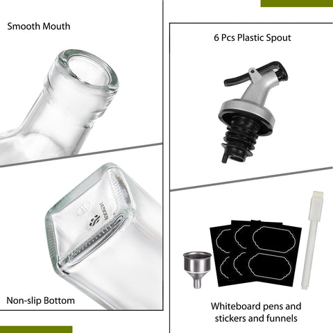 YEBODA leak-proof spouts with seal rings prevent leaks and keep counters clean.