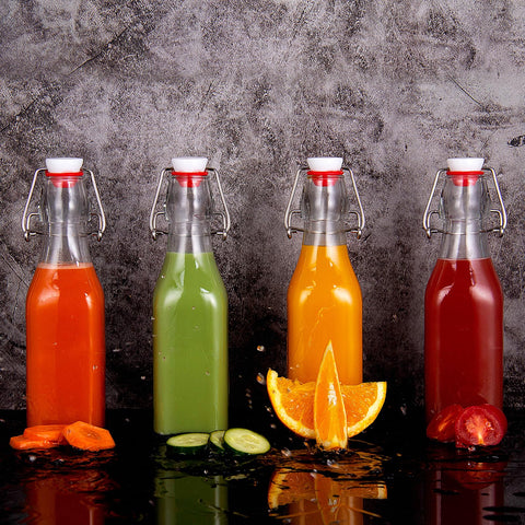 YEBODA swing-top cap with stainless steel closure for a secure seal