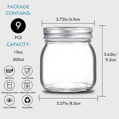 Wide-mouth opening on YEBODA jar for quick filling and cleaning