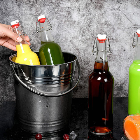 YEBODA wine mead bottle 16oz flip-top for aging and storage.