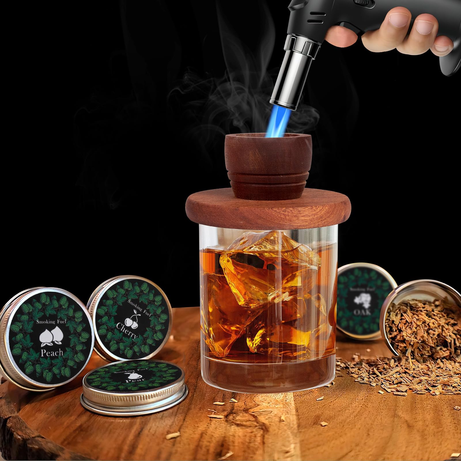 Yecuip Wood Chips 8 Flavors enabling personalized smoke infusions.