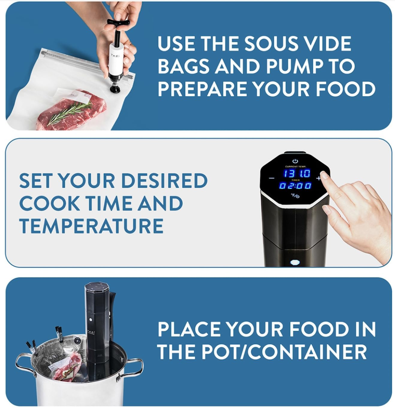 Cooker heats up quickly with 1000W power for efficient results