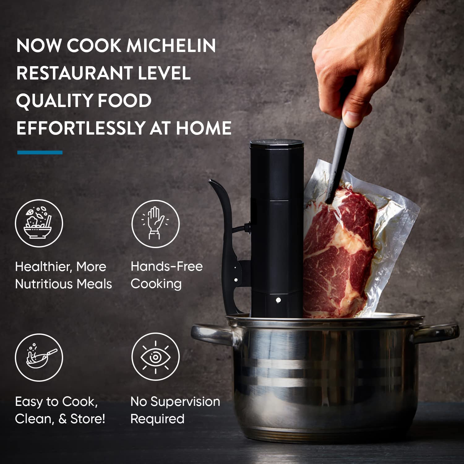 Recipe book and cheat sheets included for guided cooking