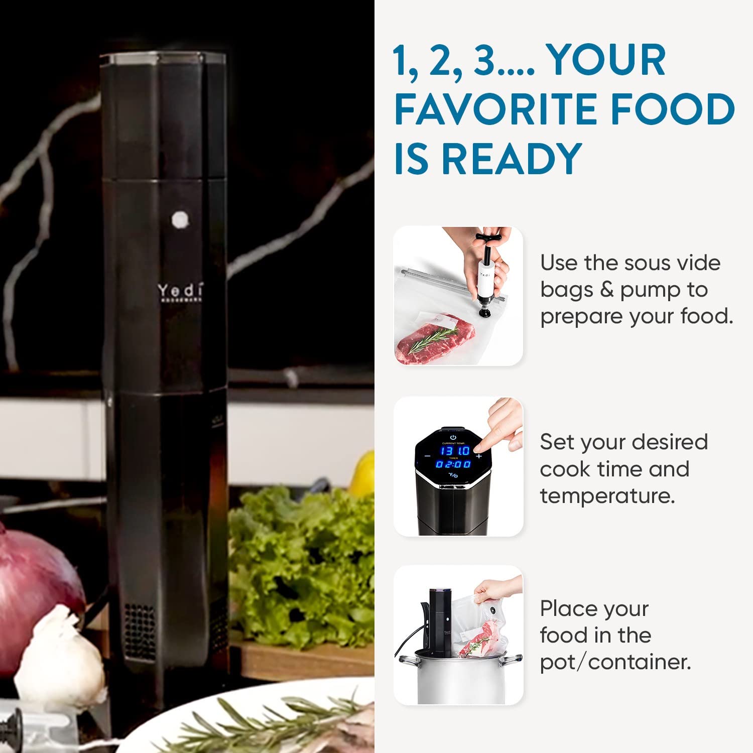 Safety features: BPA-free, PFOA-free, lead and cadmium free