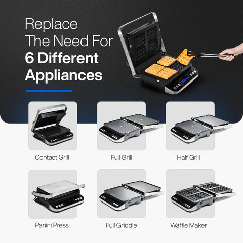 Yedi egg rings included for perfect sunny-side eggs