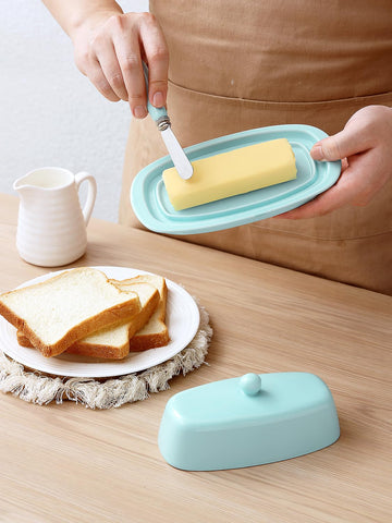 Yedio ceramic butter keeper on a kitchen counter complements modern decor