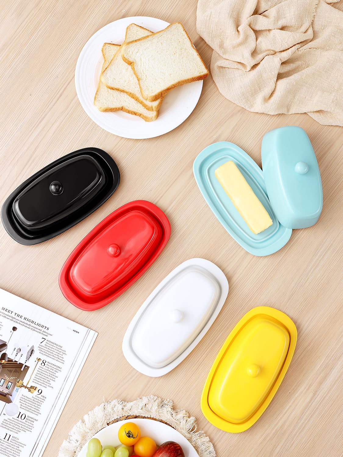 Durable porcelain resists tarnish and cleans quickly after use