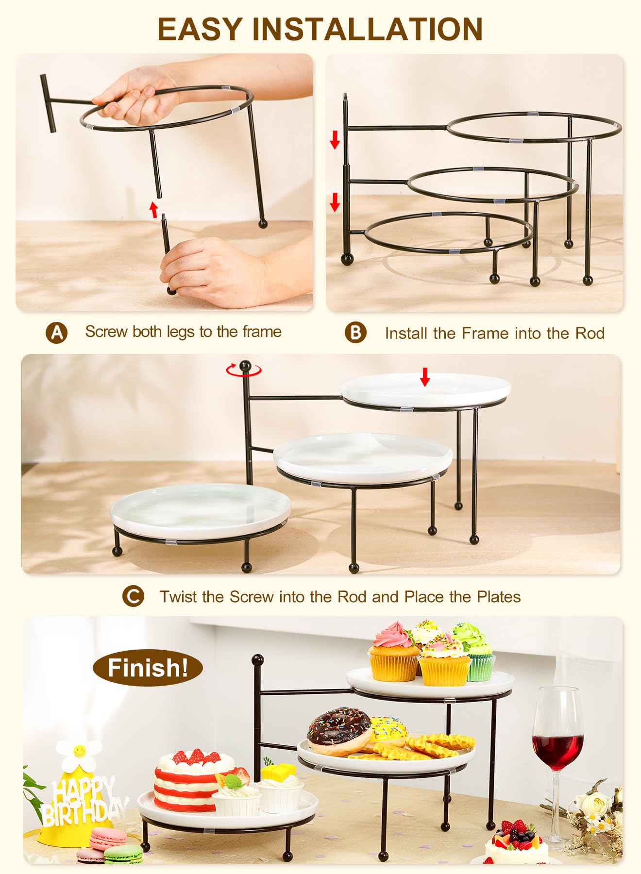 Yedio collapsible design enables easy assembly and compact storage