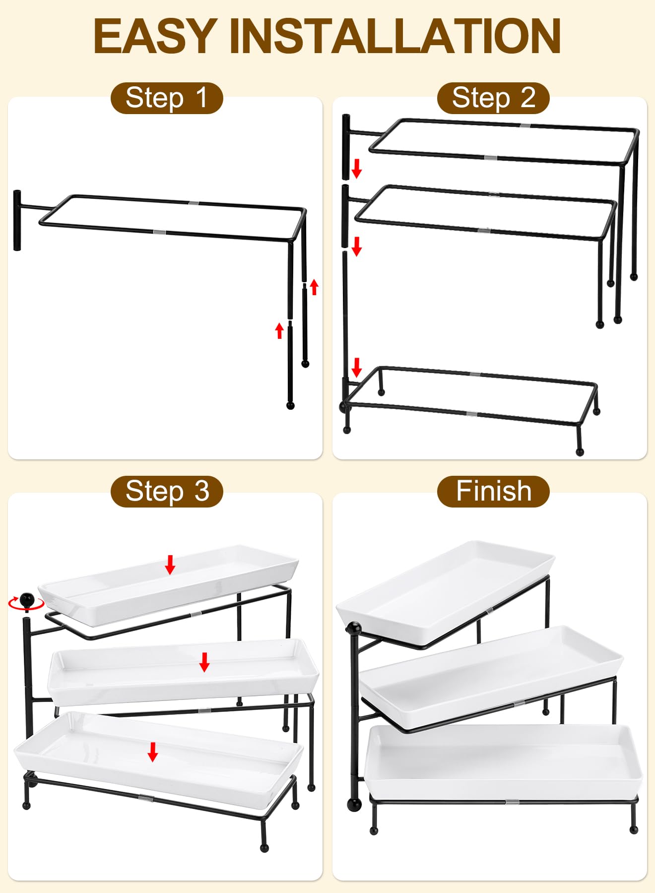 Yedio collapsible stand saving space after events