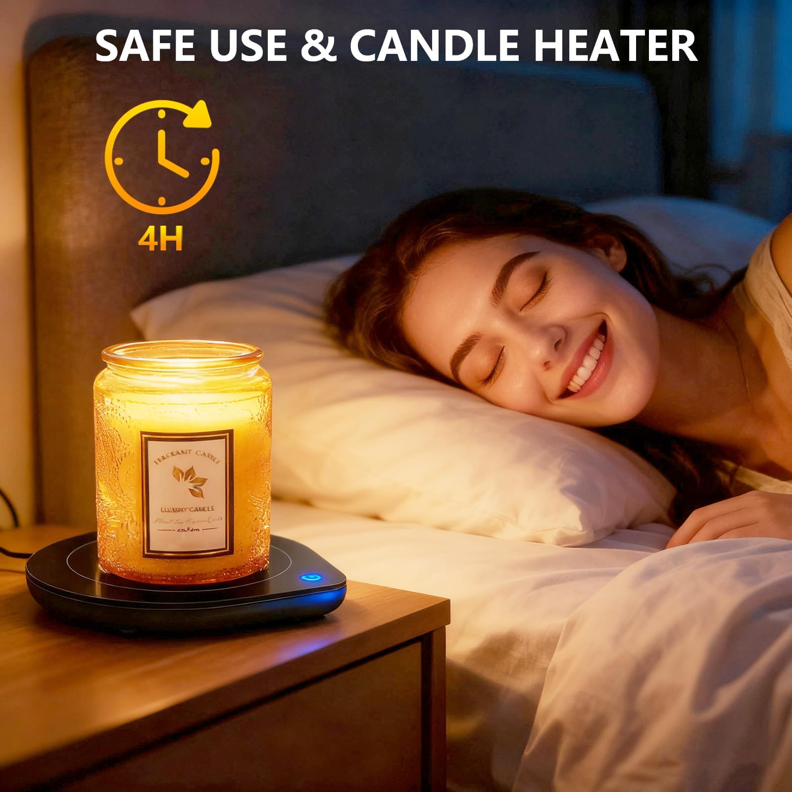 Yeewell mug warmer can double as a candle warmer for fragrance without flame