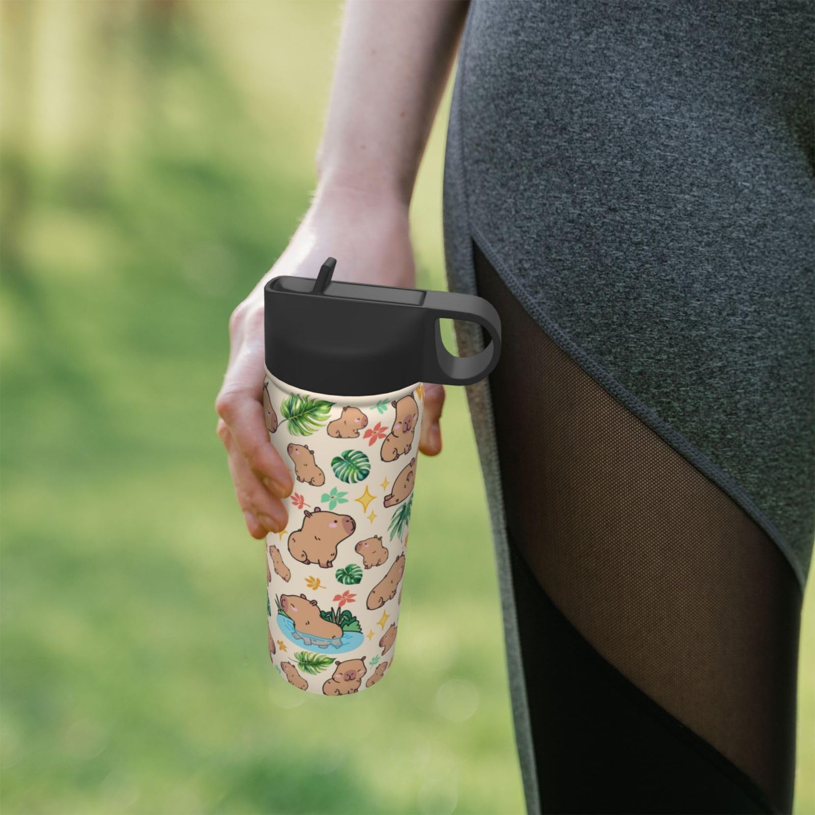 Yegonggong sweat-free grip tumbler, comfortable hold during workouts.