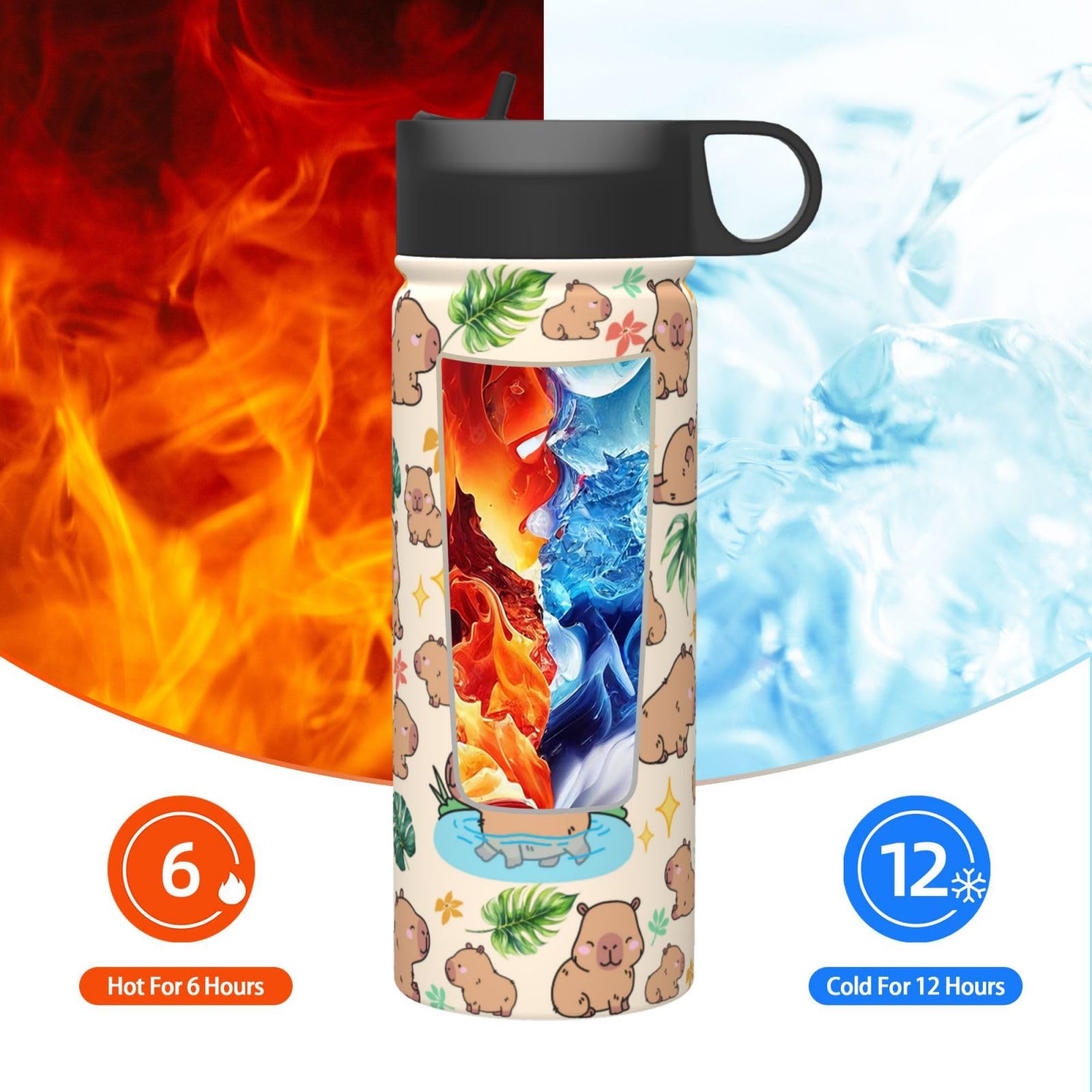 Yegonggong travel-friendly cup holder tumbler, fits most cars.