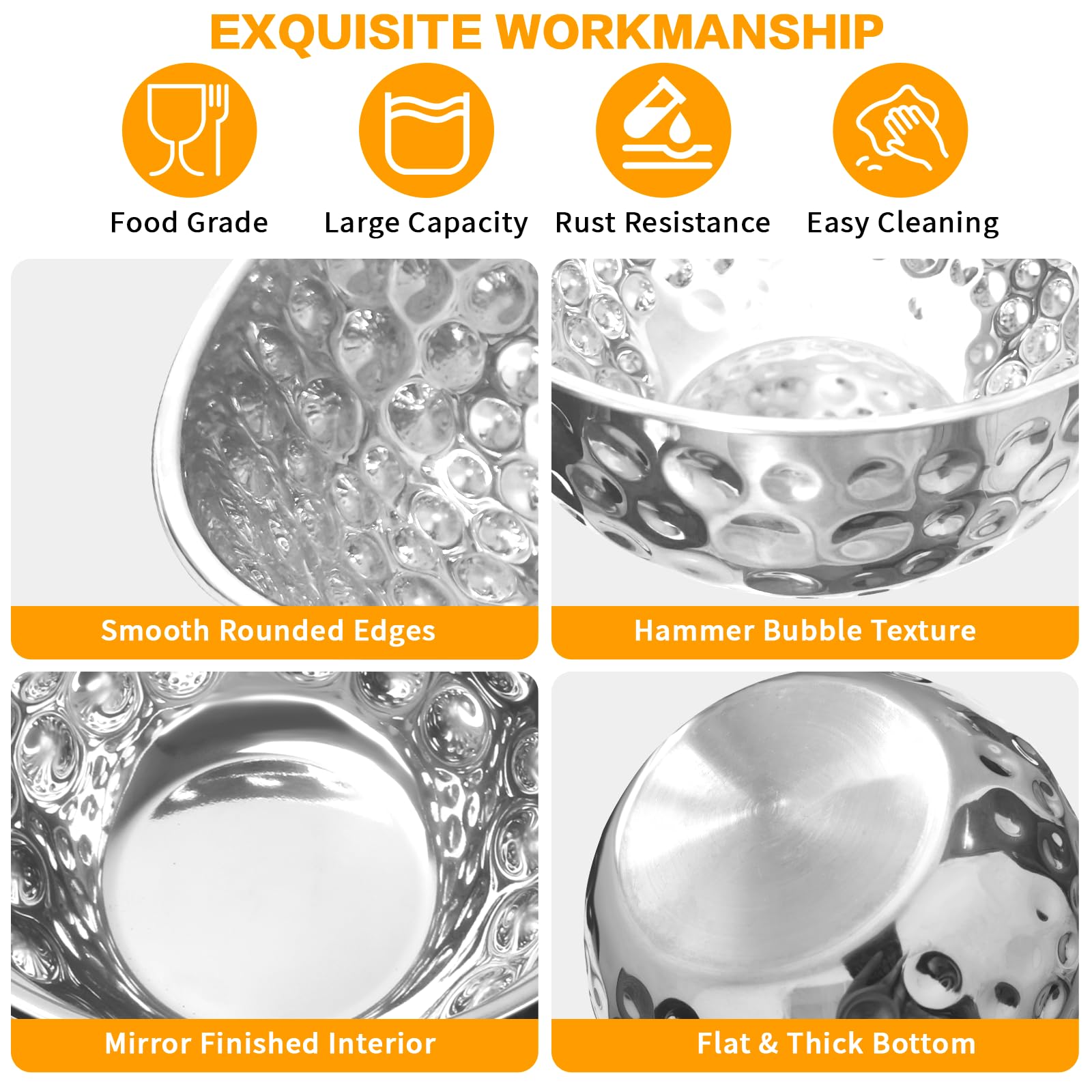 YEJZXY mirror-polished interior for clear visibility of ingredients