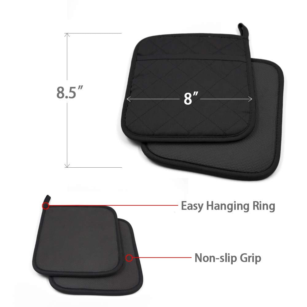 YEKOO dual-function hot pad set on the counter for versatile kitchen use.