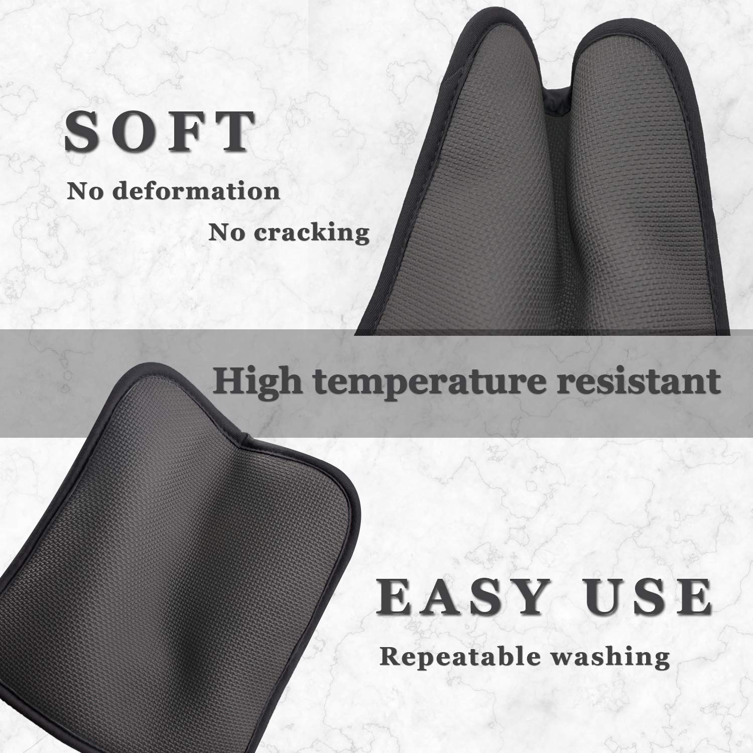 YEKOO machine-washable oven pads built for daily kitchen wear.