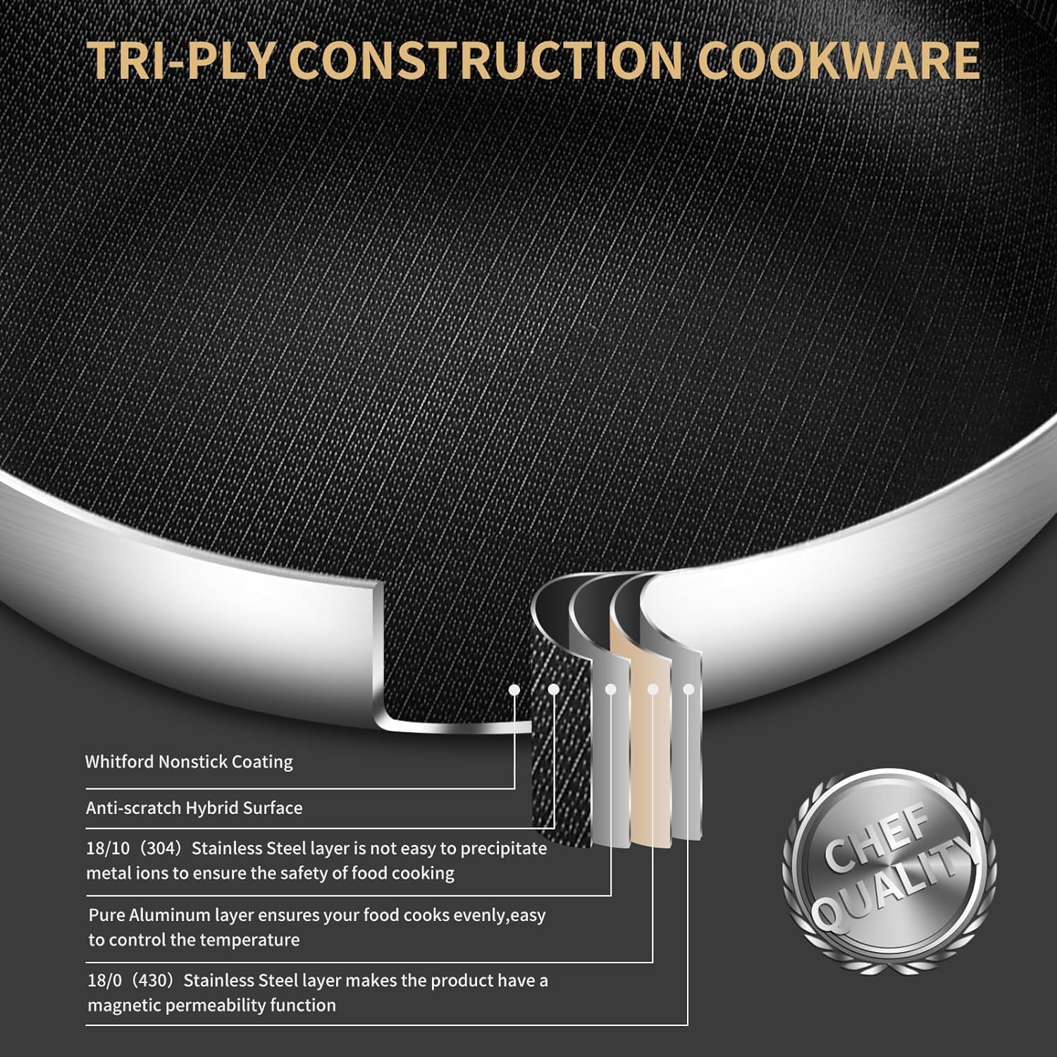 Yeksum paella pan outdoor camping use with deep walls for large batches