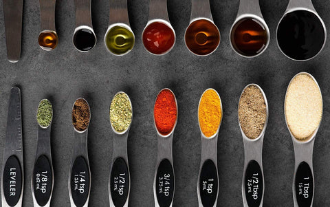 YellRin multipurpose spoons, perfect for roasting, coffee, protein powder, and spices.
