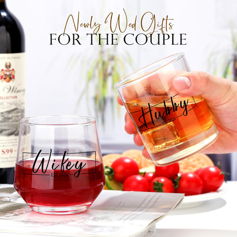 YENCHORN wedding hubby glass with classic design for celebrations