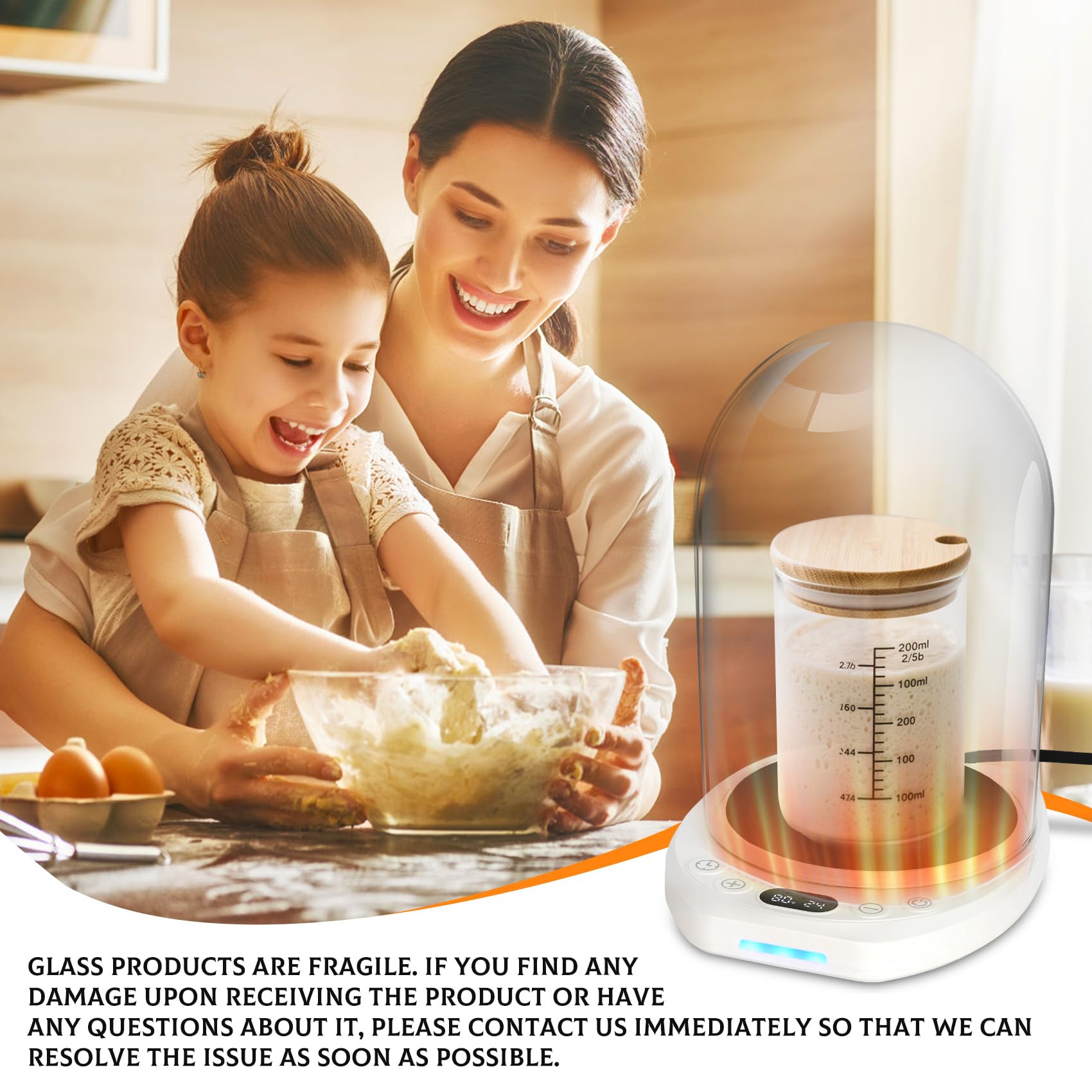 Energy-efficient 12W design with US plug for easy use.