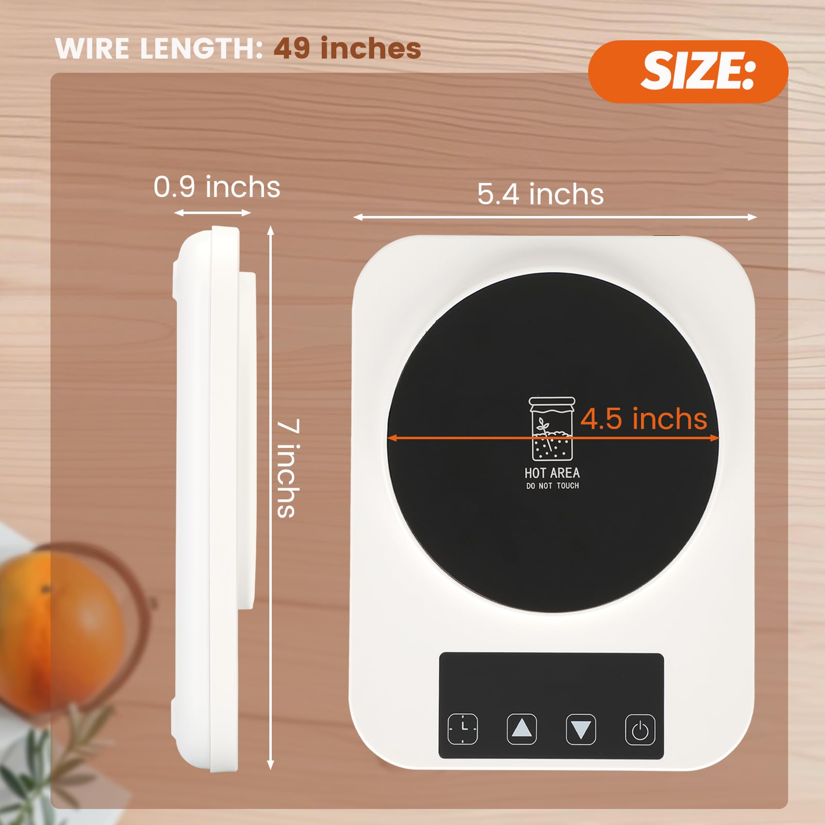 Yendse warmer thermostat control enables precise temperature settings for steady fermentation