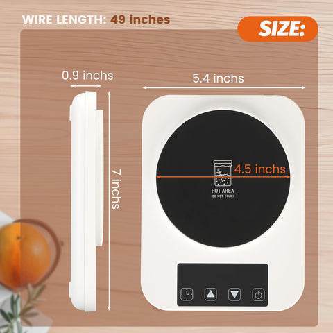 Yendse warmer thermostat control enables precise temperature settings for steady fermentation
